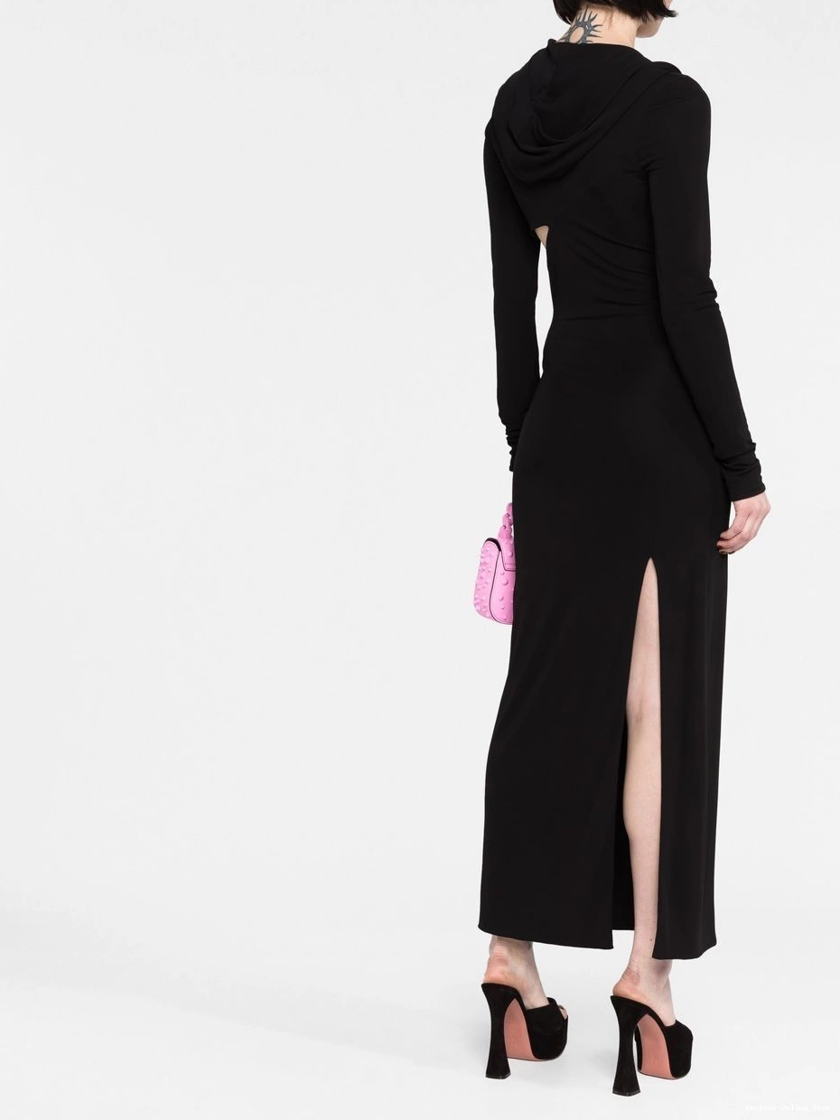 Affordable dress hooded Versace maxi cut-out Women 0419